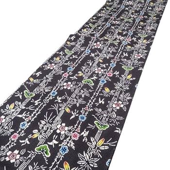 名古屋帯 なごや帯 中古 リサイクル 正絹 琉球紅型 城間栄順 A1056-16 Amazon.co.jp: 開き名古屋帯 中古 リサイクル 正絹 琉球紅型